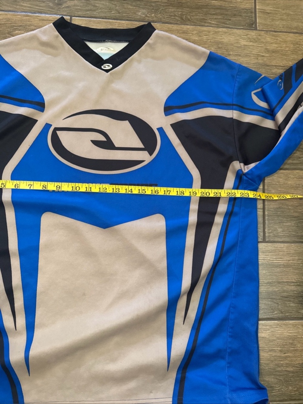 Answer Racing L Y2K Motocross Jersey Blue&Gray Long Sleeve Lightweight Polyester - Picture 5 of 8